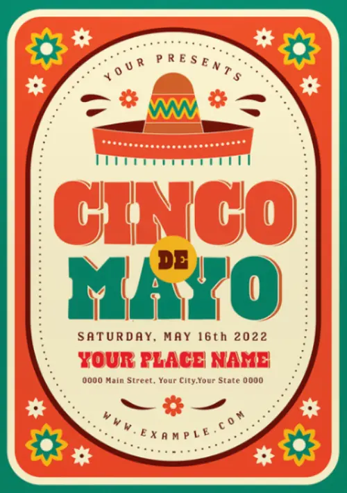 Cinco De Mayo Celebration Illustrator Template